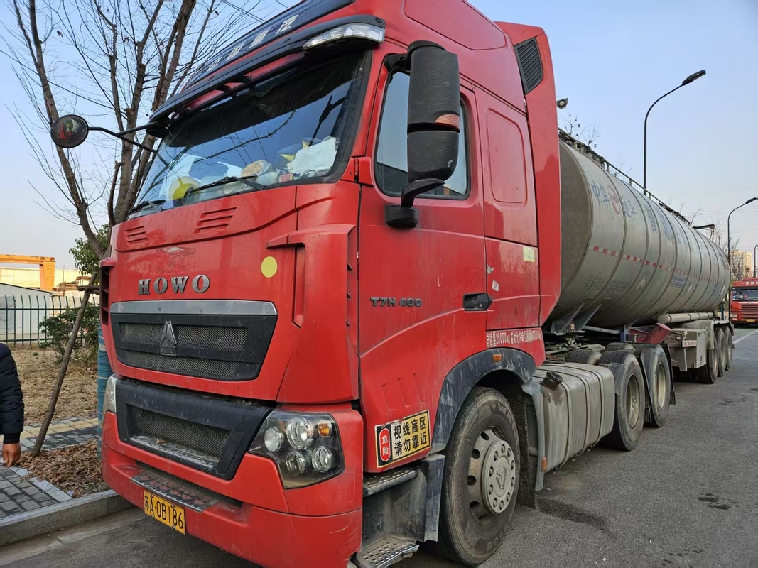 T7H 460 شاحنة مستعملة جرارات 6x4 يورو 5 460HP شاحنة جرار مستعملة