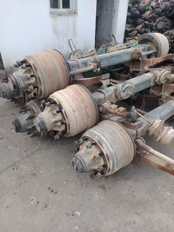 16000kg جمع محور نصف مقطورة 16 طن محاور نصف مقطورة مستعملة للبيع