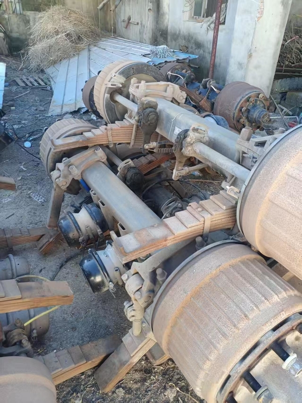 16000kg جمع محور نصف مقطورة 16 طن محاور نصف مقطورة مستعملة للبيع