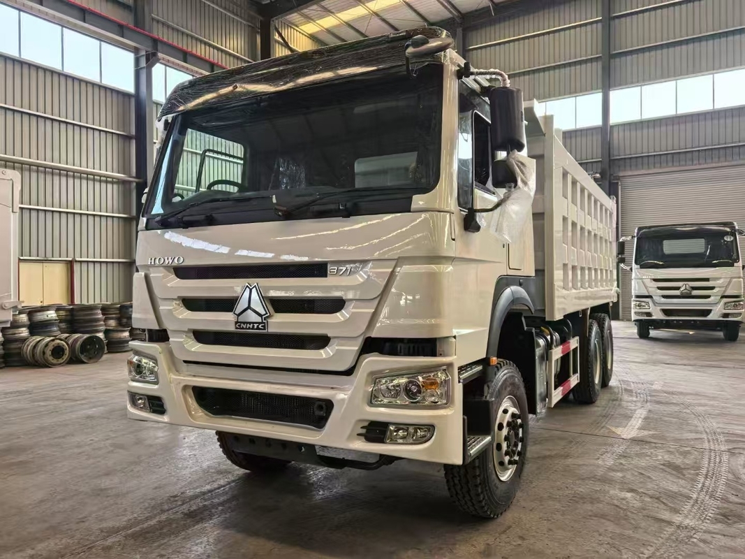 Smooth and Powerful The Combination of WP10.380 Engine and HW19710 Gearbox in Refurbished Howo 371 HP Dump Truck 6x4