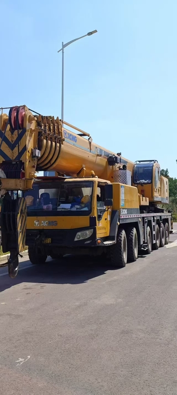 Used XCMG QY100K Crane Truck Designed for Demanding Lifting Operations in Construction Infrastructure and Industrial Applications