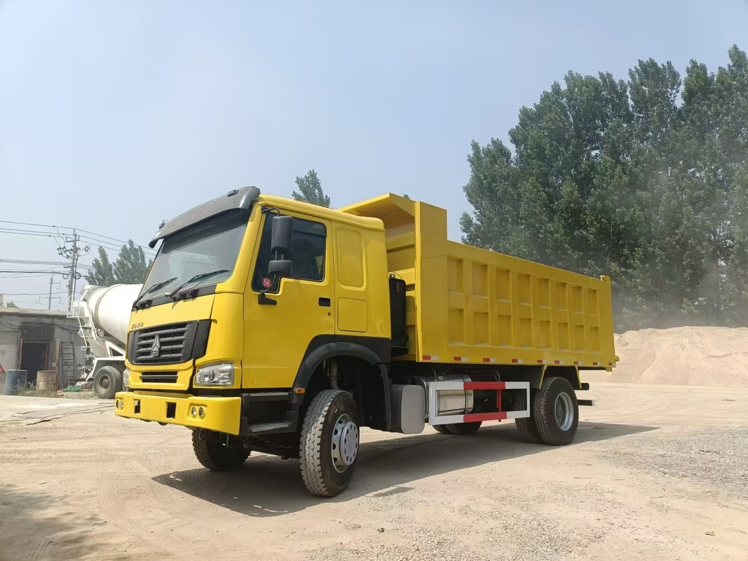 The Sinotruk Howo 371 4x2 A Powerful and Durable Used Dump Truck for Heavy-Duty Haulage Operations