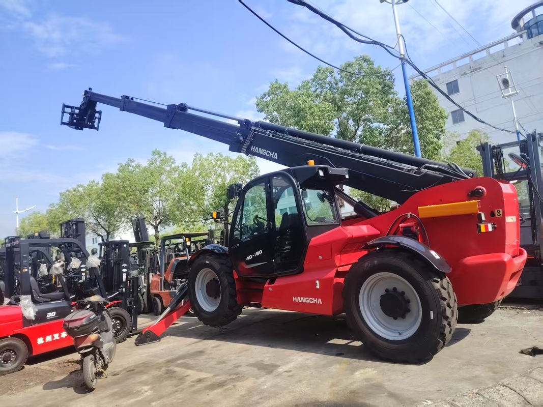 Handling of Heavy Materials The Hangcha T40-180XH16D Second Hand Forklift for Lumber Yards and Agricultural Settings