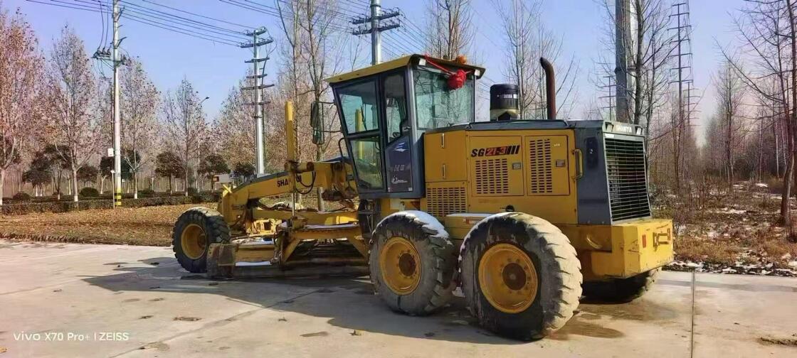 Used Shantui SG21-3 Motor Grader Heavy Duty Construction Equipment for Precise Earthmoving and Material Handling Tasks on Various Worksites