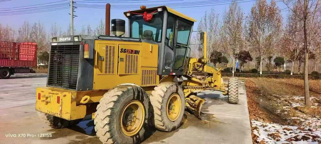 Used Shantui SG21-3 Motor Grader Heavy Duty Construction Equipment for Precise Earthmoving and Material Handling Tasks on Various Worksites