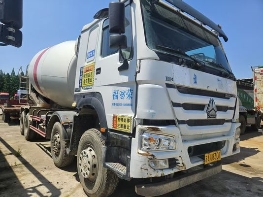 Howo 8x4 380HP Used Concrete Mixer Truck With SINOTRUK WD615.47 Engine