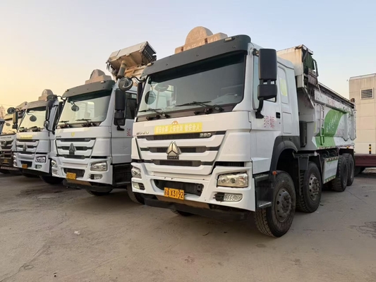 شاحنة هوو 8x4 مستعملة 380HP شاحنة هوو 380 اليد الثانية