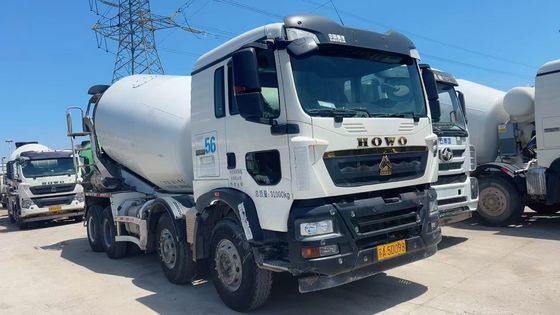 Howo 8x4 Used Ready Mix Trucks ZZ5317 Used Volumetric Concrete Mixer