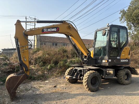 Used Excavator Mini Model XE60WGA Designed for Performance in Confined Workspaces with Responsive Swing Speed of 10 rpm